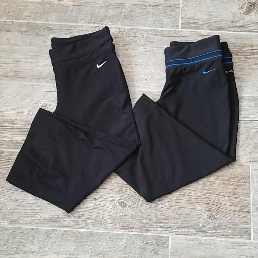 Nike 2 Dry Fit Capris Both Size Small